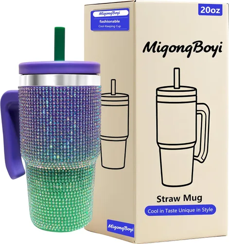 Vista 16 de Botella de agua aislada de 40 onzas, vaso de acero inoxidable 1 taza de agua reutilizable de acero inoxidable de doble pared sin BPA