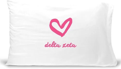 Vista 10 de sockprints Funda de almohada Alpha Chi Omega - Nombre de la hermandad con diseño de corazón. Funda de almohada 100% algodón tamaño estándar 20 x 30
