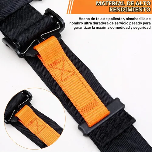 Vista 5 de Yakitoko Juego de arnés de seguridad universal de 4 puntos de 2 pulgadas para Go Kart, UTV, ATV, Racing Negro