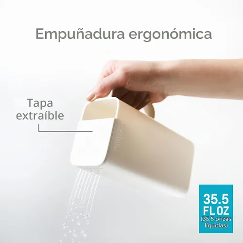 Vista 8 de Angelcare Soft-Touch - Soporte de baño y enjuague para bebé, color aguamarina