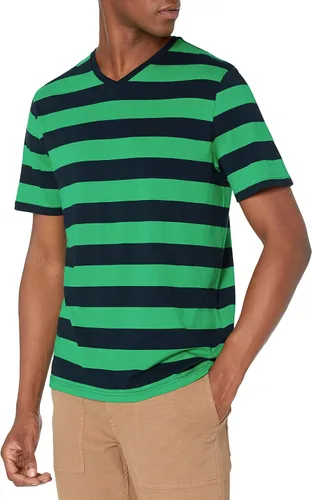 Vista 2 de Tienda Essentials Mens Regular-Fit Short-Sleeve V-Neck T-Shirt Pack of 2