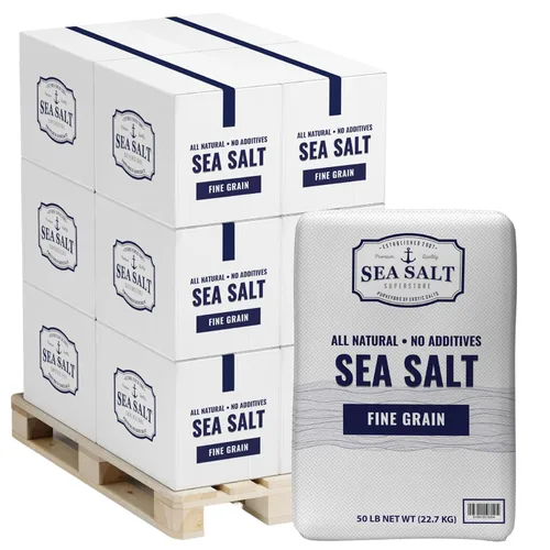 Vista 8 de Sea Salt Superstore Sal marina fina Kosher a granel, pura sin yodar, 50