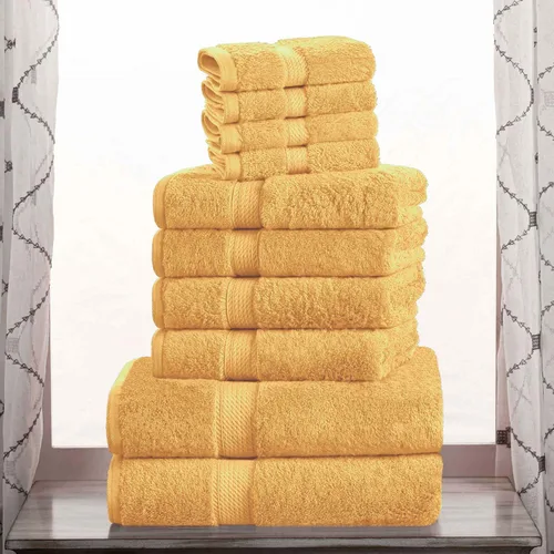 Vista 62 de BNM Toallas de Algodón Egipcio de Peso Pesado, Ideales para Baño, Ducha, Spa, Hotel, 800 GSM, Toallas Faciales/de Aseo, Toallas de Mano, Toallas