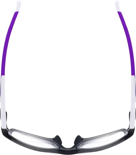 Vista 5 de BroLizard - Brazos de repuesto para Oakley Crosslink Glass Satin White Frame - Púrpura