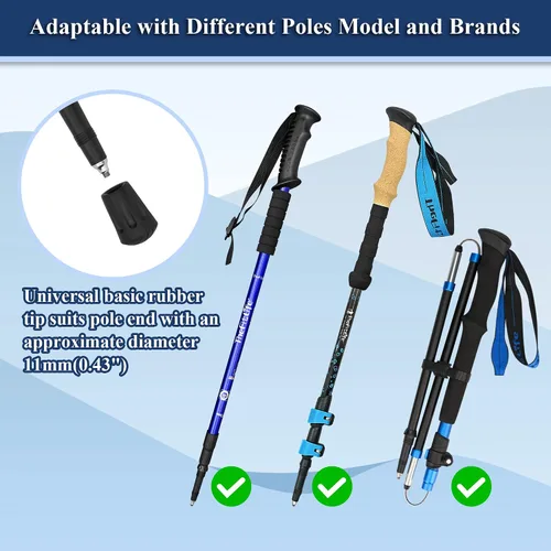 Vista 6 de TheFitLife Trekking Poles Accessories Set