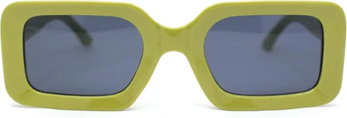 Vista 7 de SA106 Gafas de sol de plástico de moda mínima rectangular estrecha para mujer