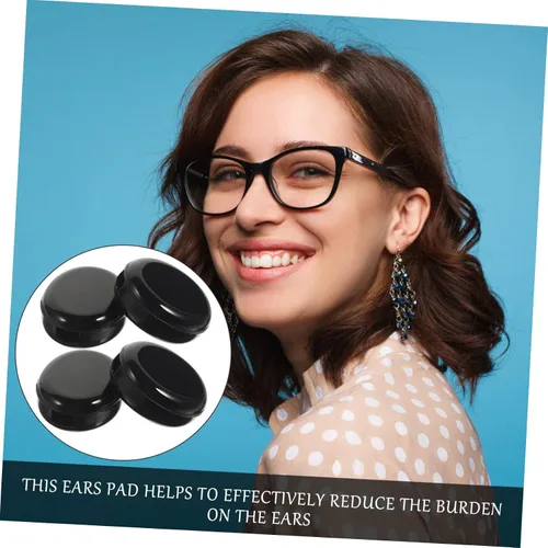 Vista 3 de 20 Pairs of Silicone Anti-Slip Glasses Ears Pads Replaceable Cushion Adapters for Eyeglasses Comfortable Support for All-Day Wear