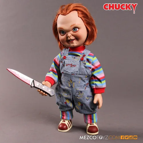 Vista 7 de Figura de acción con sonido Mezco Toyz 15 in Mega Good Guy Chucky
