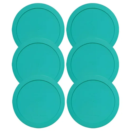 Vista 18 de Wood Grip - Tapas de repuesto compatibles con recipientes de vidrio Pyrex - Tapas duraderas a prueba de fugas - Se adapta a cuencos redondos