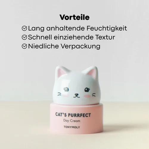 Vista 3 de TONYMOLY Crema de Día Purrfect de Cat, 1.76 oz.
