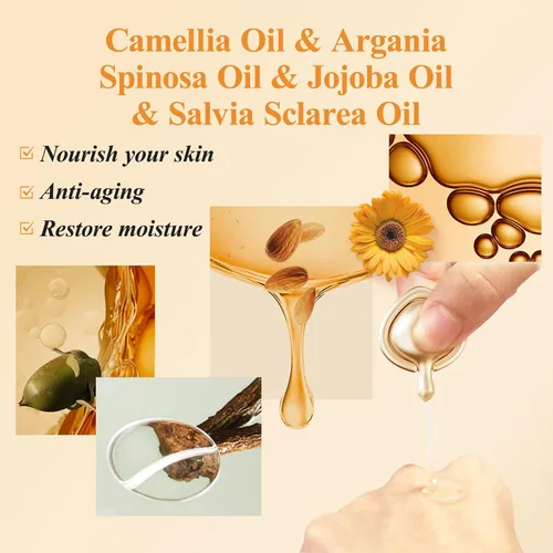 Vista 6 de Triple Retinol Serum para la cara – Anti-envejecimiento arrugas noche retinol +HPR cápsulas, suero peptídico para mujeres, reduce líneas finas