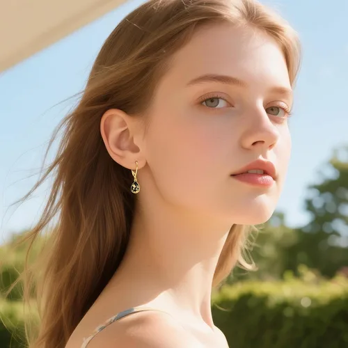 Vista 4 de KECHO Aretes colgantes de oro real de 14 quilates con cristal negro, aretes colgantes de gota de oro amarillo sólido, regalos de joyería para mujeres