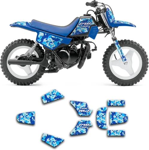 Vista 8 de Kit de calcomanías para PW 50 PW50 piwi 50, gris, YMPW5096N004-G-KO
