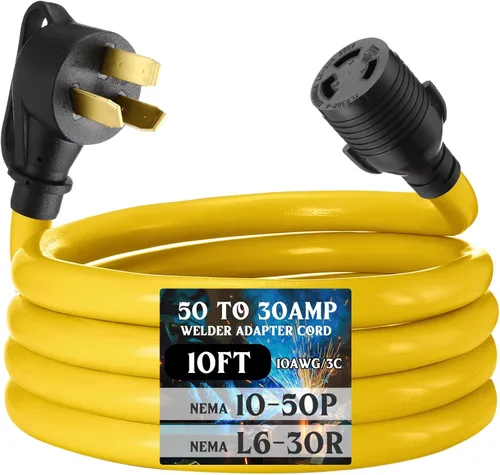 Vista 16 de Tellegloww - Cable adaptador para soldador de 30 amperios NEMA 10-30P a L6