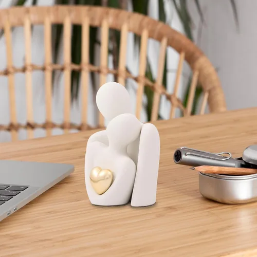 Vista 7 de Decoración de habitación para parejas, escultura de amor abrazable, decoración del hogar, adornos para sala, adornos para estantes, regalo para San