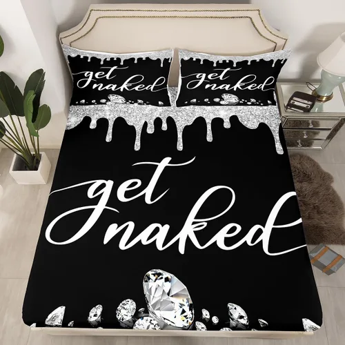 Vista 28 de Feelyou Leopard Print Lips Fitted Sheet Twin Size for Kids Boys Girls Cheetah Print Bed Sheets Set 16" Deep Pocket Soft Breathable Microfiber