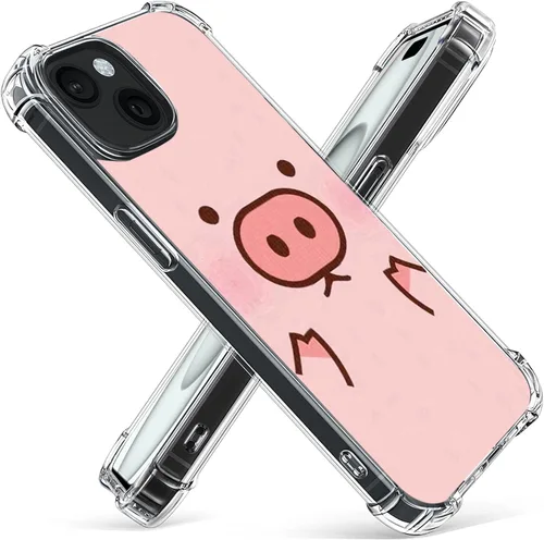 Vista 14 de Funda de Bulldog Francés para iPhone 15, policarbonato duro + TPU Bumper Funda protectora transparente compatible con iPhone 15 de 6.1 pulgadas