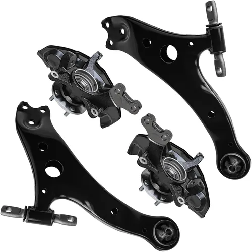 Vista 216 de Detroit Axle - 4 piezas de brazos de control traseros para Ford C-Max, Focus, Mazda 3 5, Volvo C30, C70, S40, V50, 4 brazos de control superiores e