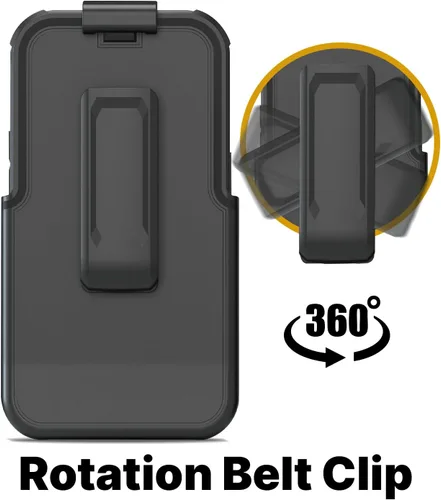 Vista 3 de MOTIVE Funda diseñada para iPhone 13 con clip para cinturón, funda resistente de grado militar, funda de protección resistente para hombres, diseño