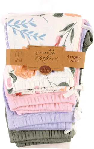 Vista 2 de Touched by Nature Baby Girls' Organic Cotton Pants