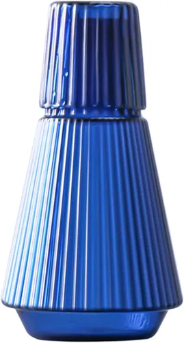 Vista 11 de Sizikato Jarra de agua de vidrio de borosilicato ámbar de 26 onzas con vaso de cristal.