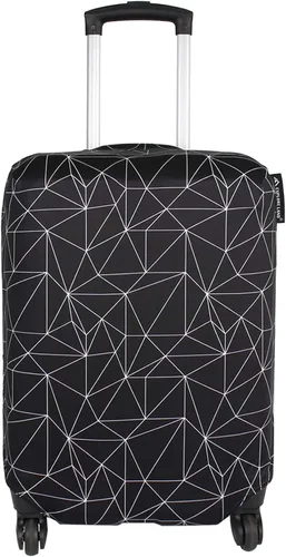 Vista 9 de Explore Land Funda protectora para maleta aprobada para volar, se adapta a maleta de 18 a 32 pulgadas, L Montañas Amber