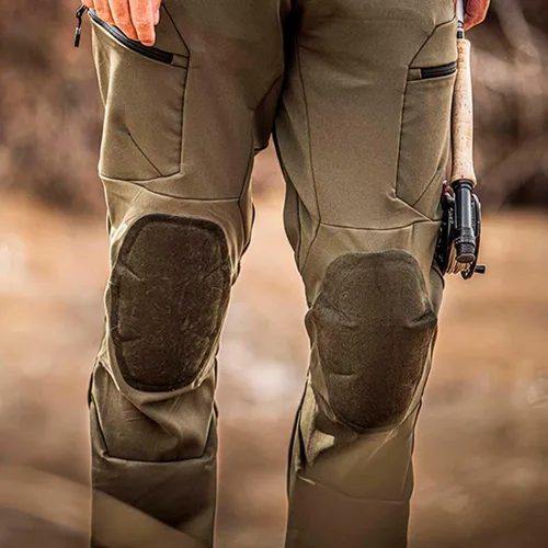 Vista 7 de FORLOH AllClima - Pantalones tejidos elásticos para hombre, para caza, senderismo y trabajo diario para todas las estaciones, protección contra