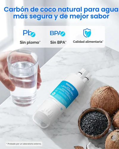 Vista 7 de Waterdrop EDR1RXD1 Reemplazo para filtro Everydrop® 1, W10295370A, EDR1RXD1B, P8RFWB2L, P4RFWB, Kenmore® 46-9081, 46-9930, WD-F38 Filtro de agua