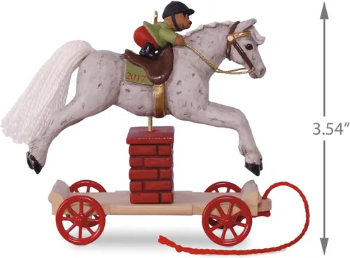 Vista 6 de Hallmark 1595QX9315 Pony para Navidad #20 Saltar Caballo Recuerdo Adornos de Navidad