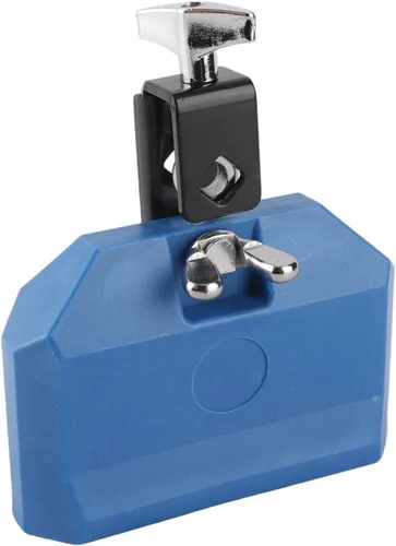 Vista 8 de Plastic Percussion Block with Mounting Bracket for Crisp Medium Pitch Sound, a Jam Block and Latin Drum Instrument for Drummers Expanding their Kit