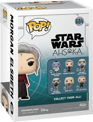 Vista 3 de Funko Pop! Vinyl: Star Wars Ahsoka - Figura de vinilo coleccionable de Morgan Elsbeth - Idea de regalo - Productos oficiales - para niños y adultos
