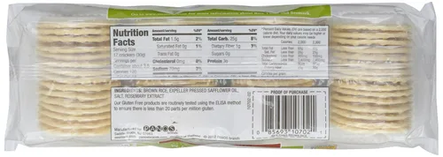Vista 2 de Sesmark, Rice Thins, arroz integral, 3.5 oz