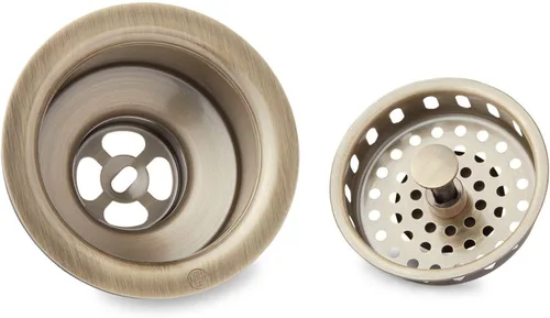 Vista 6 de Signature Hardware 482758 Colador de cesta de 4-1/2" con cordal