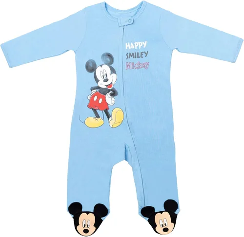 Vista 2 de Disney Winnie the Pooh Lion King Monsters Inc Pixar Toy Story - Paquete de 2 overoles Sleep N Play para recién nacidos a bebés