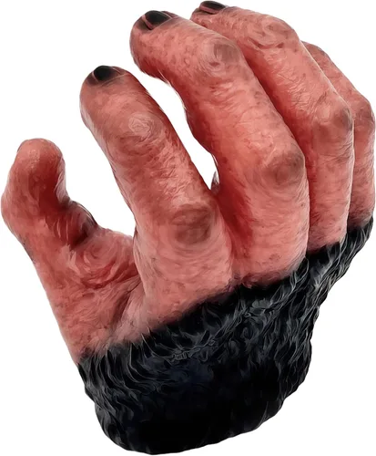 Vista 14 de Gemini&Genius Juguete de oso para niños, marioneta de mano de oso – Oso negro americano de goma suave Bruin Head juguete para juegos de rol, cuentos