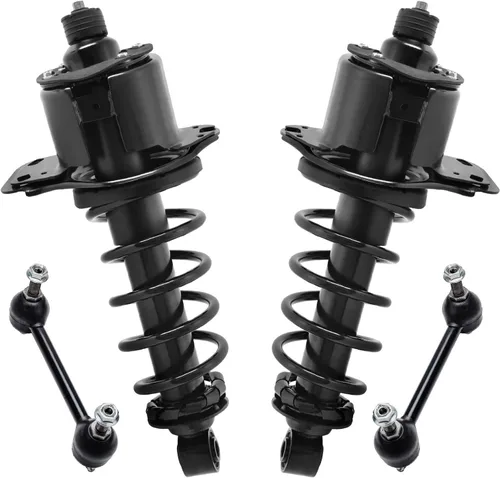 Vista 18 de Detroit Axle - Kit de 4 piezas RWD Puntales Delanteros Barras Estabilizadoras para Ford F-150 2021 2022 2023 2024, 2 Puntales con Resorte Helicoidal