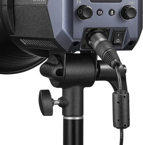 Vista 5 de Godox Litemons LA200D - Luz de video LED de 200 W con montaje Bowens, 101000lux/3.3 ft, 5600K, CRI/TLCI 97+, control de aplicación, 8 efectos