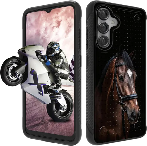 Vista 66 de Funda protectora resistente de doble capa para Samsung A14 5G (parte trasera con textura antideslizante), TPU suave a prueba de golpes, para Samsung