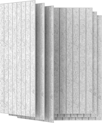 Vista 11 de UMIACOUSTICS 12 paneles acústicos, 11.8 x 11.8 x 0.4 pulgadas, paneles de pared absorbentes de sonido para oficina, estudio, cine en casa