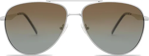 Vista 2 de SOJOS Gafas de sol polarizadas estilo aviador retro de gran tamaño para mujeres y hombres, gafas de sol clásicas grandes de metal SJ1207A