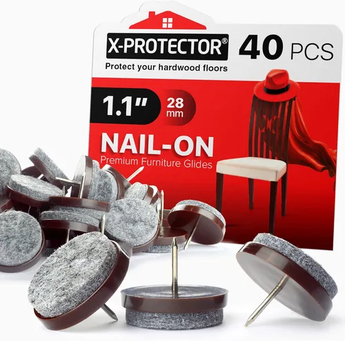 Vista 11 de X-Protector Almohadillas para Muebles con Martillo de Clavos - Martillo Magnético Pequeño con Garra para Instalar Protectores de Piso para Patas