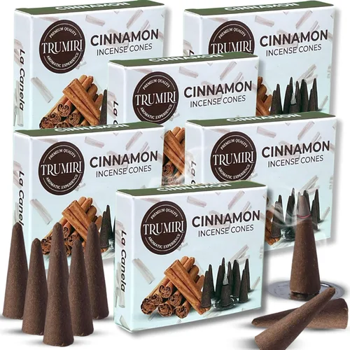 Vista 19 de TRUMIRI Incienso ámbar – Paquete de 20 conos (2 x 10) – Incienso de cono perfumado