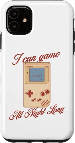 Vista 8 de I Can Game All Night Long Retro Handheld Gamer Case for iPhone 16