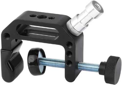 Vista 6 de CAMVATE Abrazadera en C robusta con puntos de montaje de tornillo de rosca macho y hembra de 1/4" y 3/8" (tipo universal) - 2474