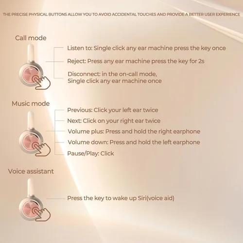 Vista 6 de Auriculares con clip de oreja abierta – Auriculares inalámbricos 5.4 con micrófono, 40 horas de reproducción, audio premium, efectos de iluminación