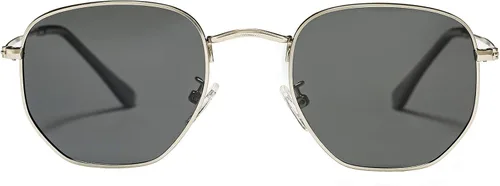Vista 2 de Pro Acme Small Polarized Sunglasses for Women Square Metal Frame Hexagonal Flat Lenses Sun Glasses
