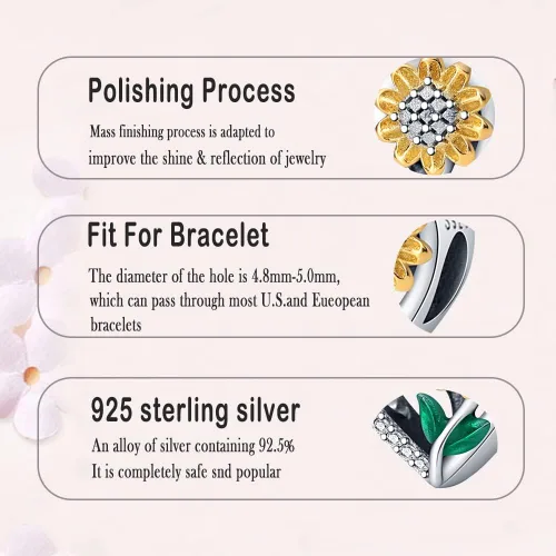 Vista 176 de LNQOBU Happy Life - Colgante para pulseras de abalorios, plata de ley 925 para mujer (con un espaciador de cuentas)