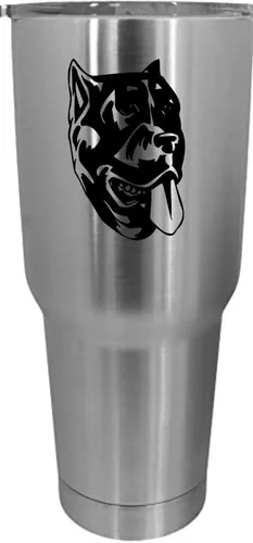 Vista 385 de Cairn Terrier - Vaso grabado con temática de perro, 30 onzas