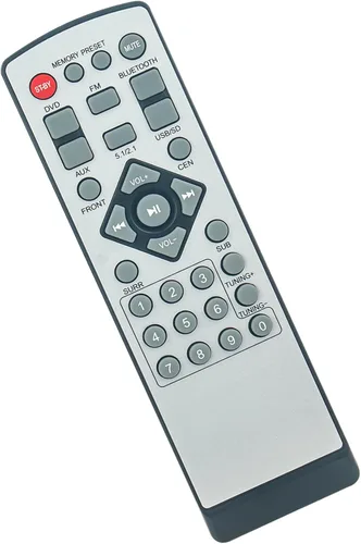 Vista 3 de Control remoto de repuesto aplicable para audio acústico AA5170 Bluetooth 5.1 Sistema de altavoces Home Theater