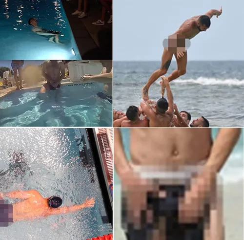 Vista 4 de Traje de baño para hombre, diseño de broma, divertido regalo para hermano, novio, despedida de soltero, fiesta en la playa en la piscina